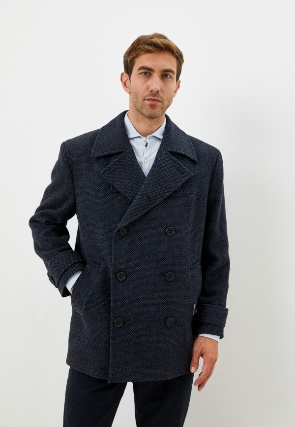 мужское пальто smith’s brand, синее