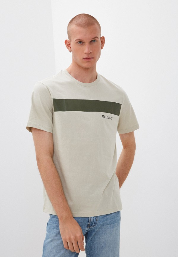 мужская футболка с коротким рукавом o’stin, хаки