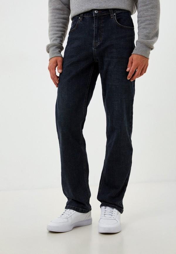 мужские прямые джинсы desimall, синие