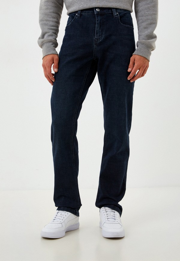 мужские прямые джинсы desimall, синие