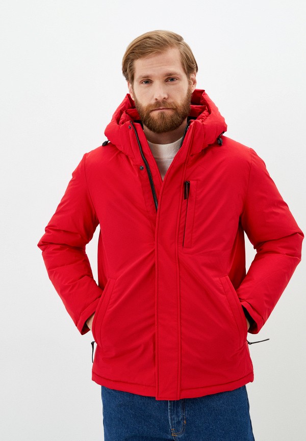 мужская утепленные куртка grizman, красная