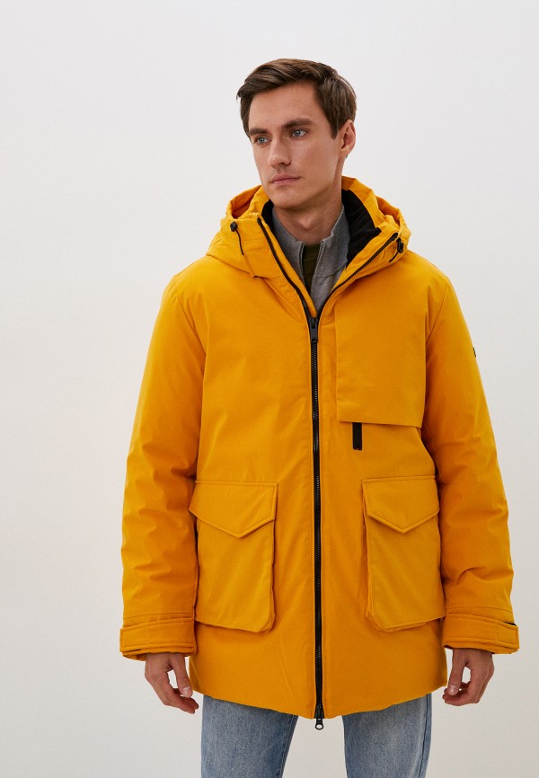 мужская утепленные куртка baon, желтая