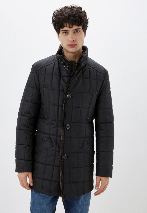 мужская утепленные куртка avalon, черная