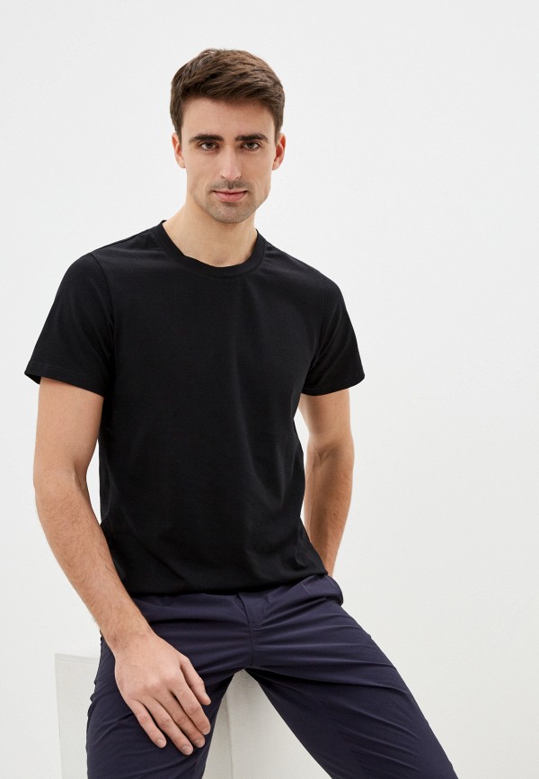 мужская футболка с коротким рукавом sava mari, черная