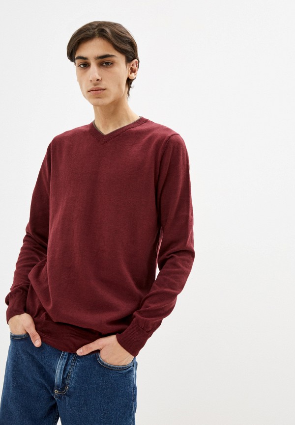мужской пуловер primm, бордовый