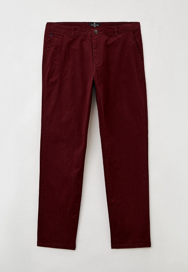 мужские брюки чинос centauro, бордовые