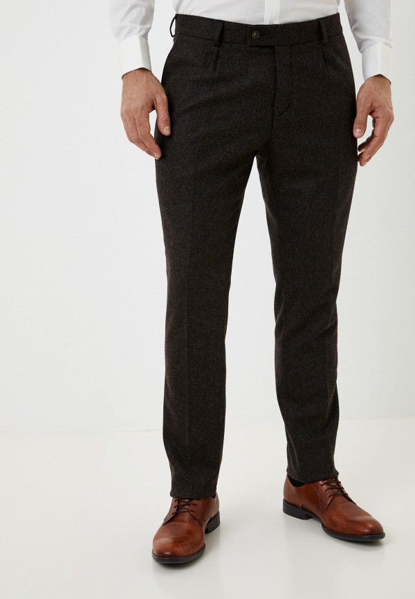 мужские классические брюки dtmd, коричневые