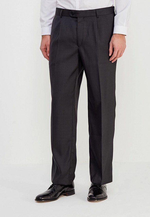 мужские классические брюки stenser, серые