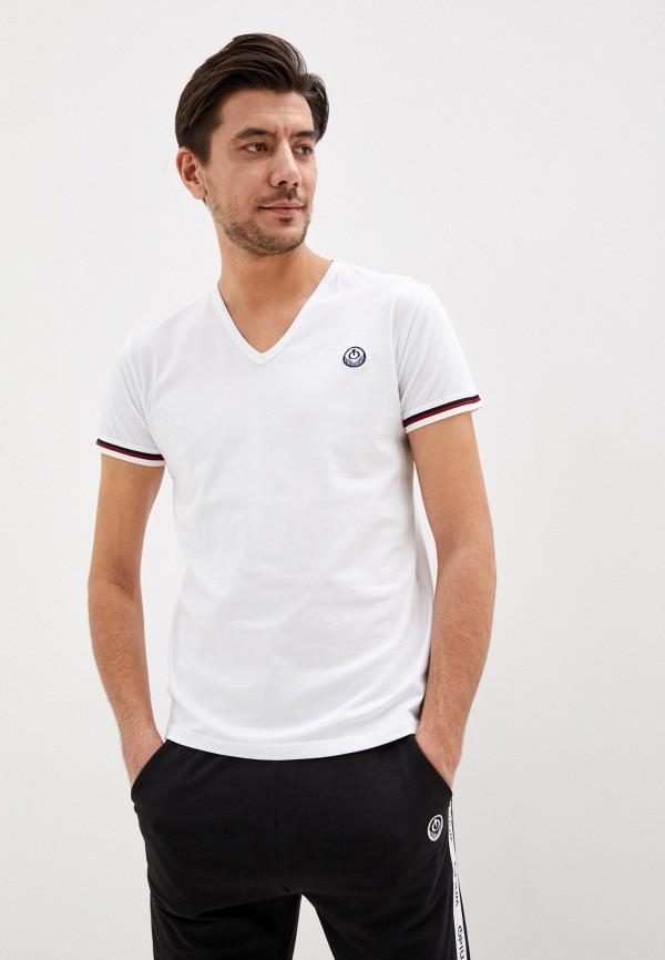 мужская футболка с коротким рукавом opium, белая
