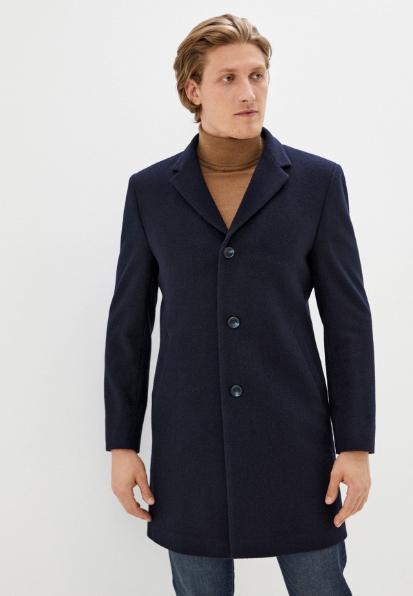 мужское пальто синар, синее