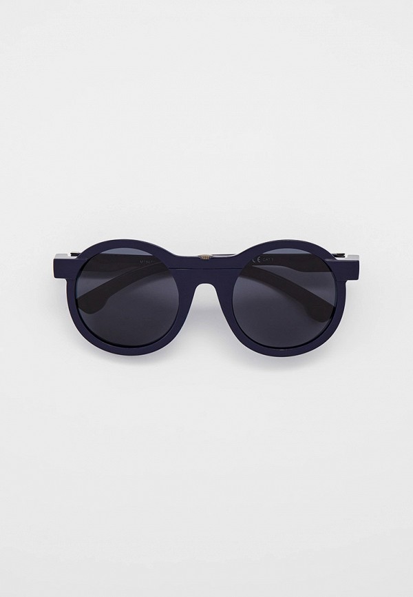 мужские круглые солнцезащитные очки matrix, синие