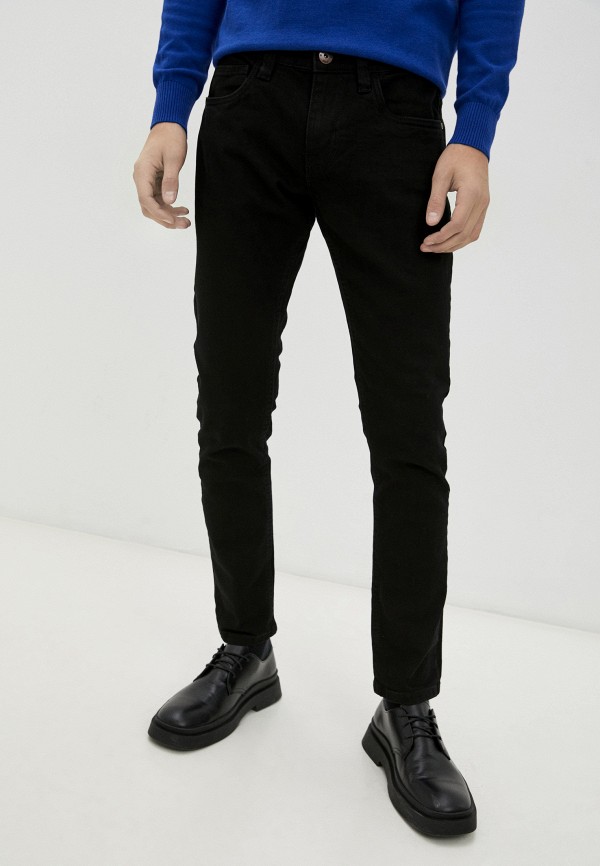 мужские зауженные джинсы indicode jeans, черные
