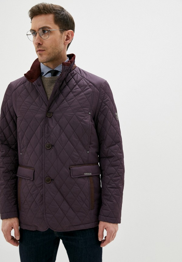 мужская утепленные куртка bazioni, бордовая