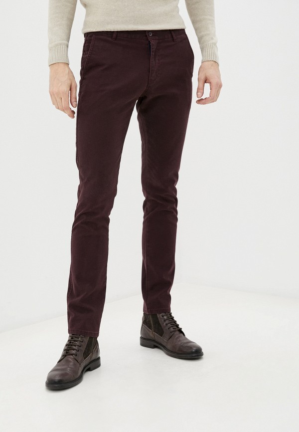 мужские повседневные брюки royalspirit, бордовые