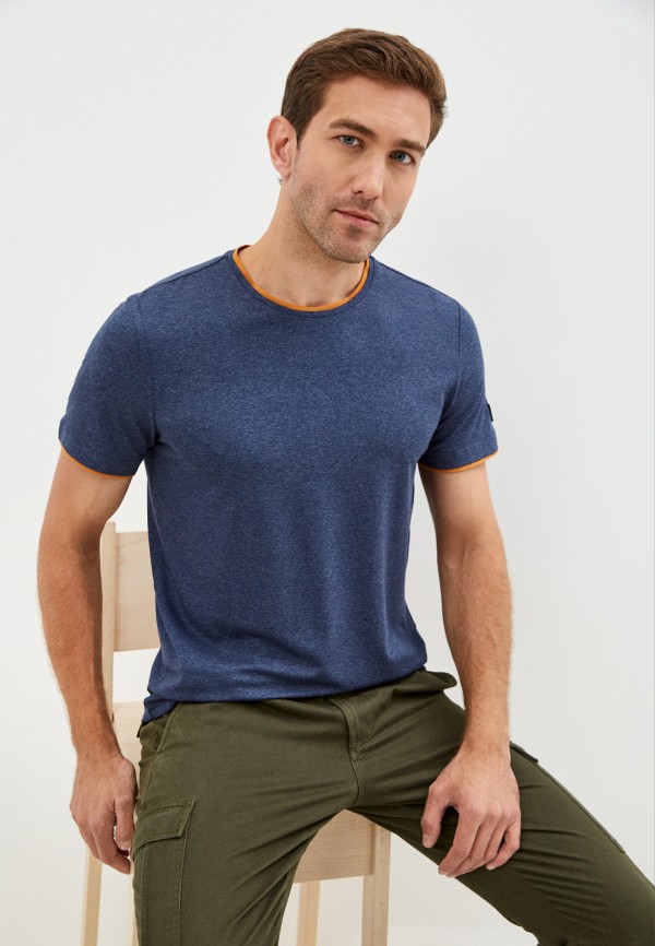 мужская футболка с коротким рукавом 20thlinetwentieth, синяя