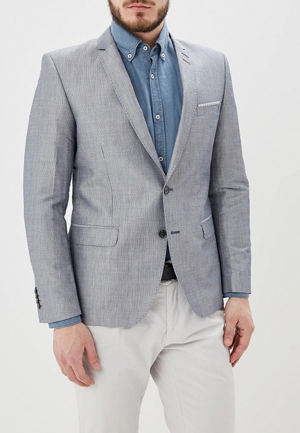 мужской пиджак laconi, серый
