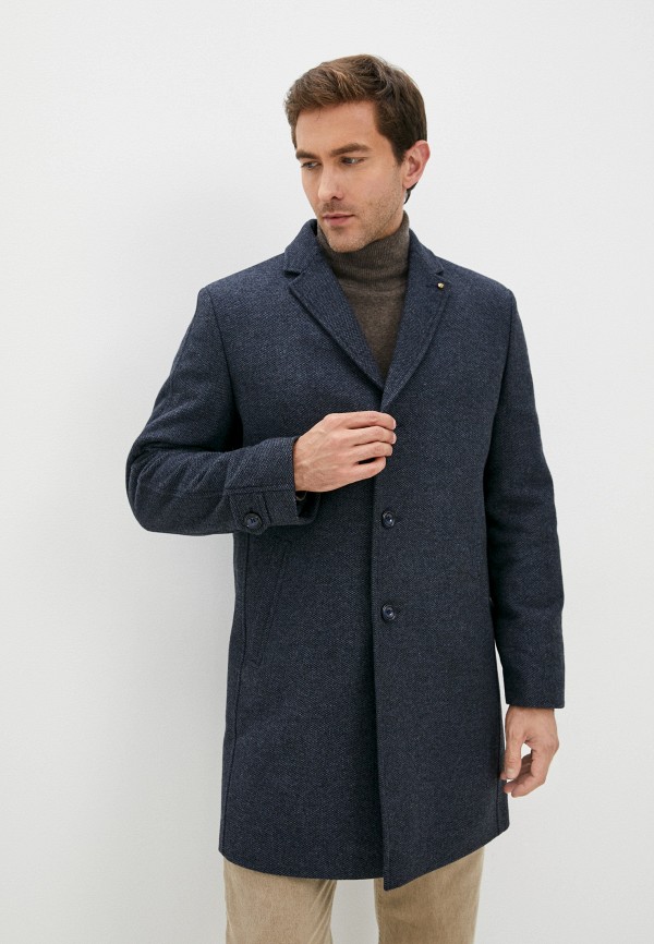 мужское пальто bazioni, синее