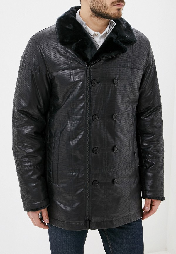 мужская утепленные куртка bazioni, черная