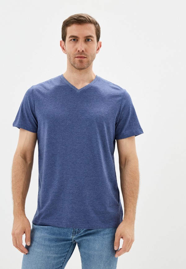 мужская футболка с коротким рукавом fine joyce, синяя