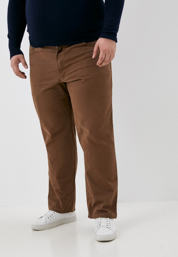 мужские повседневные брюки galion, коричневые