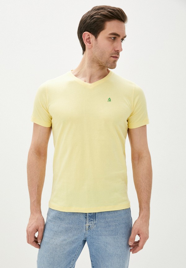 мужская футболка с коротким рукавом el caballo sevilla 1892, желтая