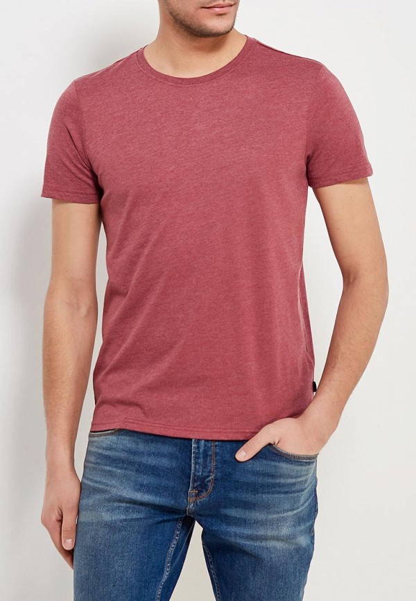 мужская футболка с коротким рукавом colin’s, розовая
