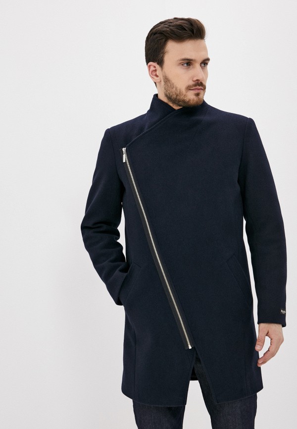 мужское пальто misteks design, синее