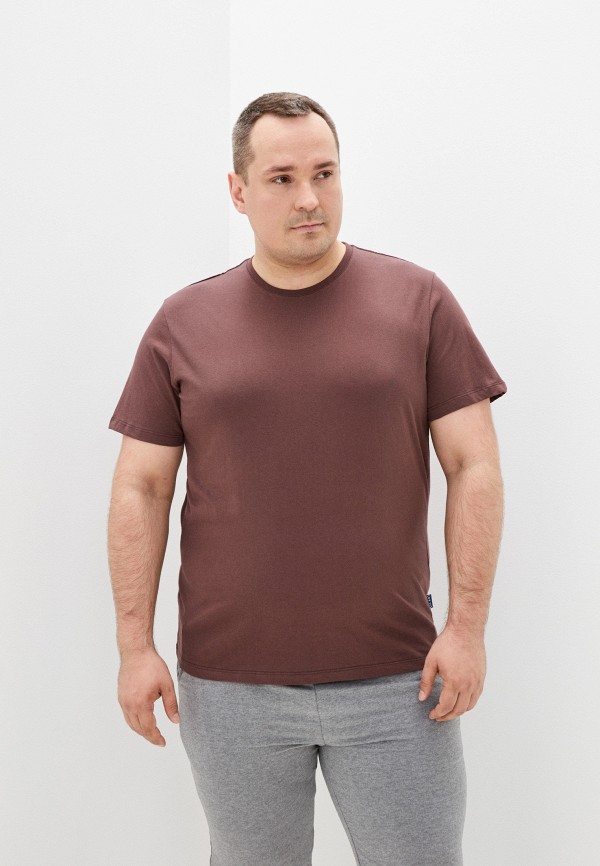мужская футболка с коротким рукавом jlab, коричневая