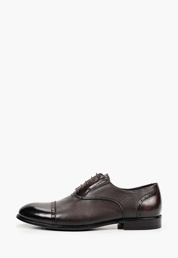 мужские туфли-оксфорды brooman, коричневые