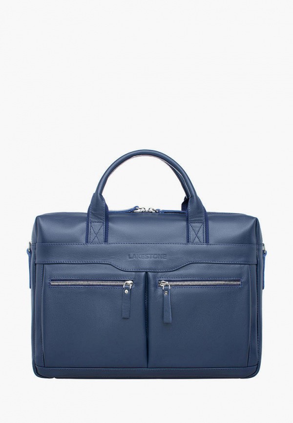 мужская сумка с ручками lakestone, синяя