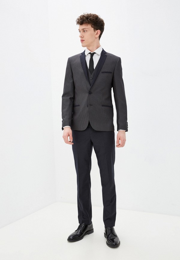 мужской классические костюм absolutex, серый