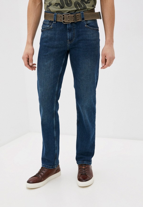 мужские прямые джинсы pantamo, синие