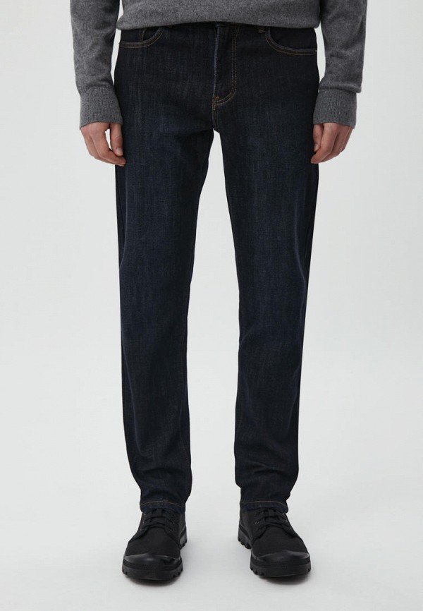 мужские зауженные джинсы finn flare, черные