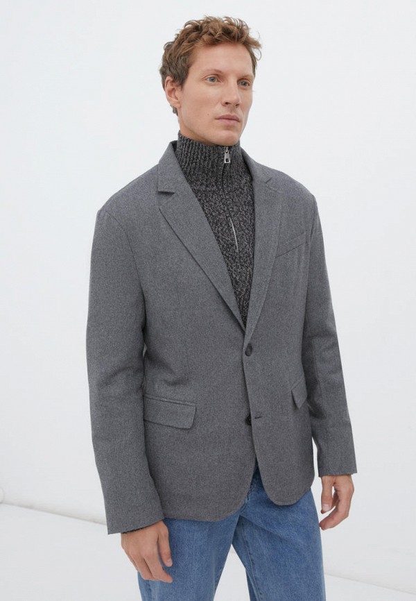 мужской пиджак finn flare, серый
