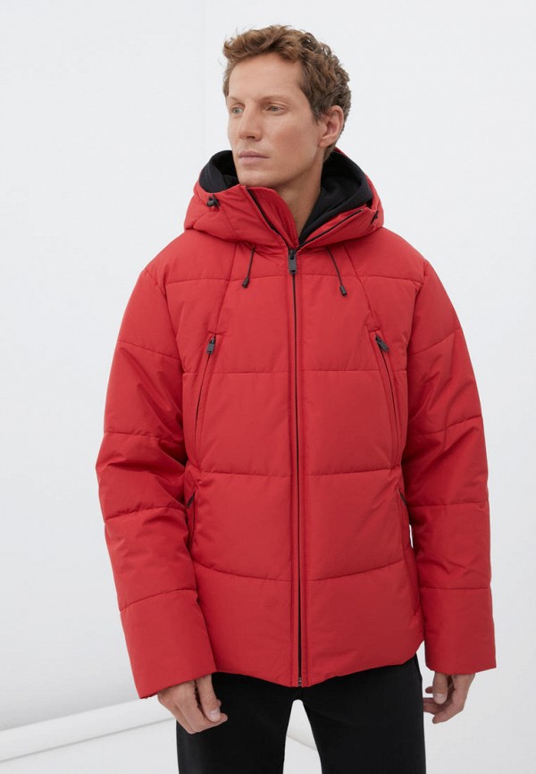 мужская утепленные куртка finn flare, красная