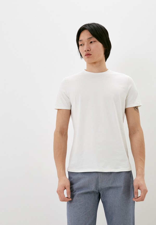 мужская футболка с коротким рукавом marrey, белая