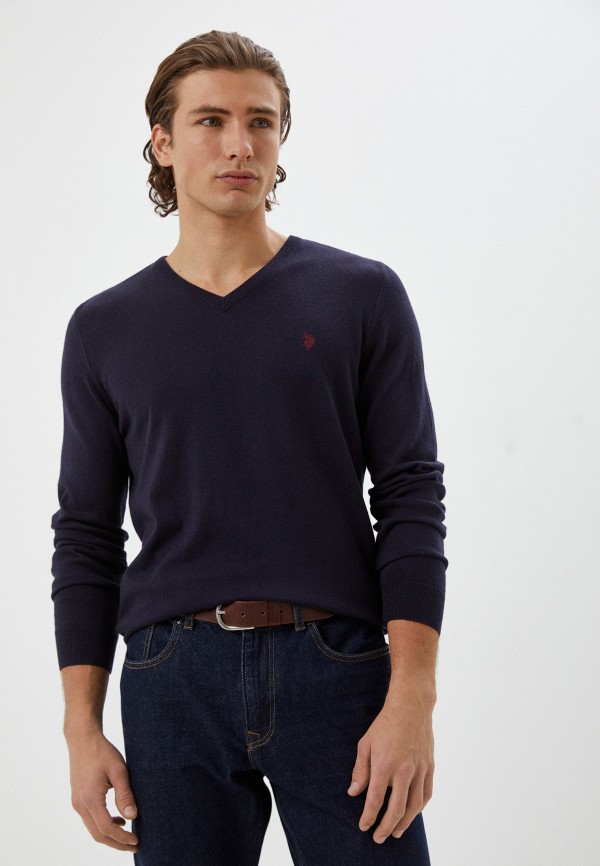мужской пуловер u.s. polo assn, синий