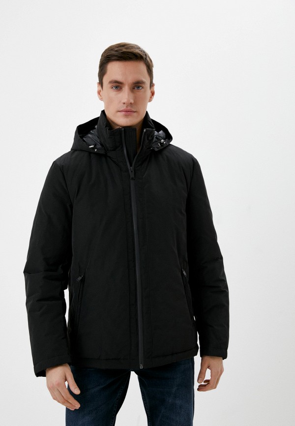 мужская утепленные куртка finn flare, черная