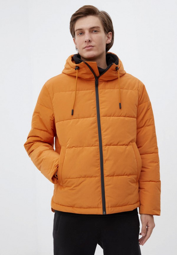 мужская утепленные куртка finn flare, оранжевая