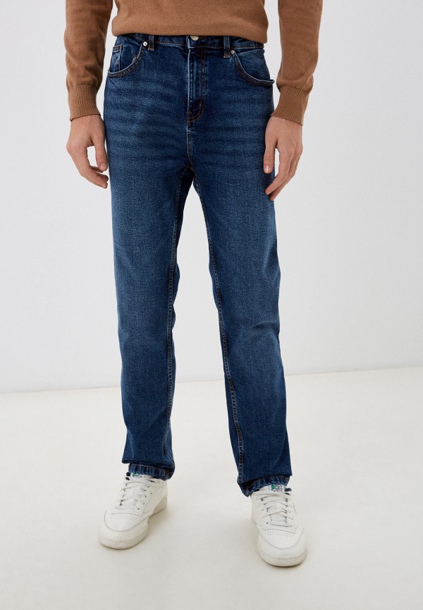 мужские прямые джинсы befree, синие