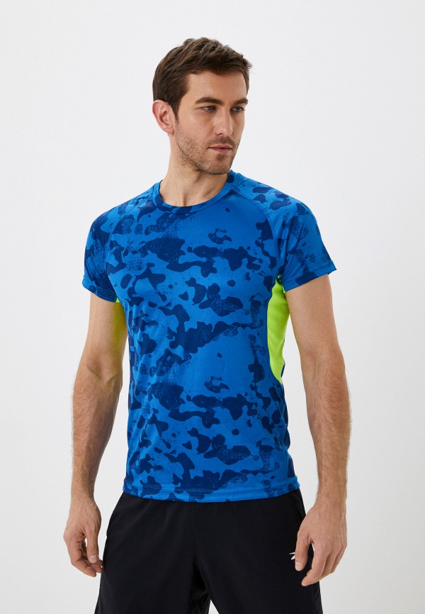 мужская спортивные футболка w.sharvel, синяя
