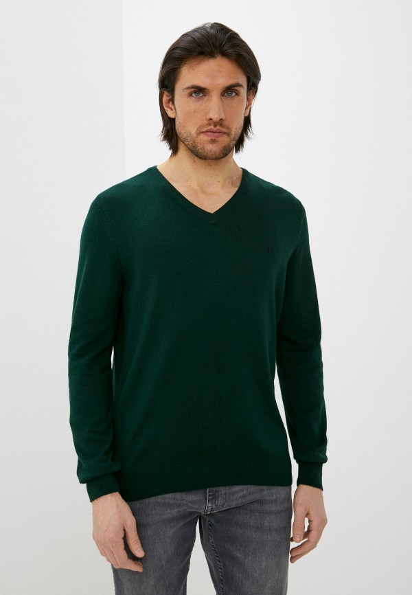 мужской пуловер u.s. polo assn, зеленый
