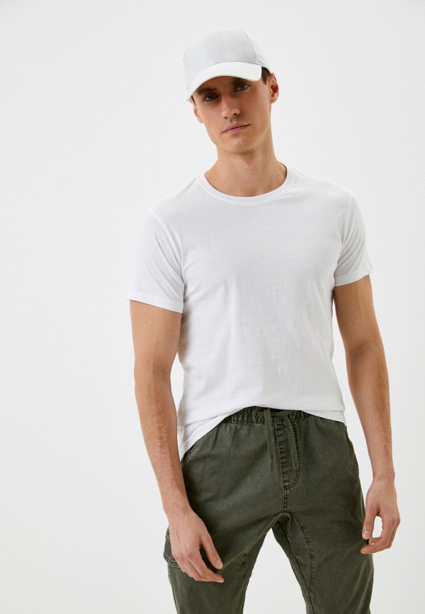 мужская футболка с коротким рукавом sergio dallini, белая