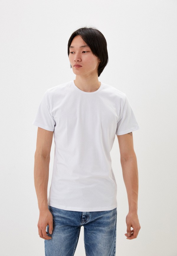 мужская футболка с коротким рукавом tezido, белая