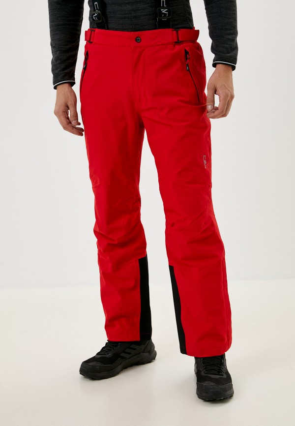мужские горнолыжные брюки cmp, красные