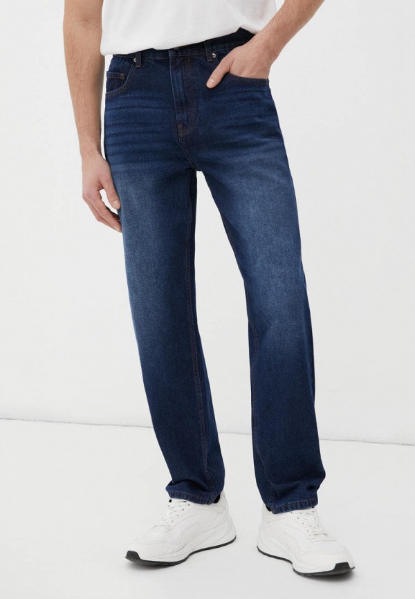 мужские прямые джинсы finn flare, синие