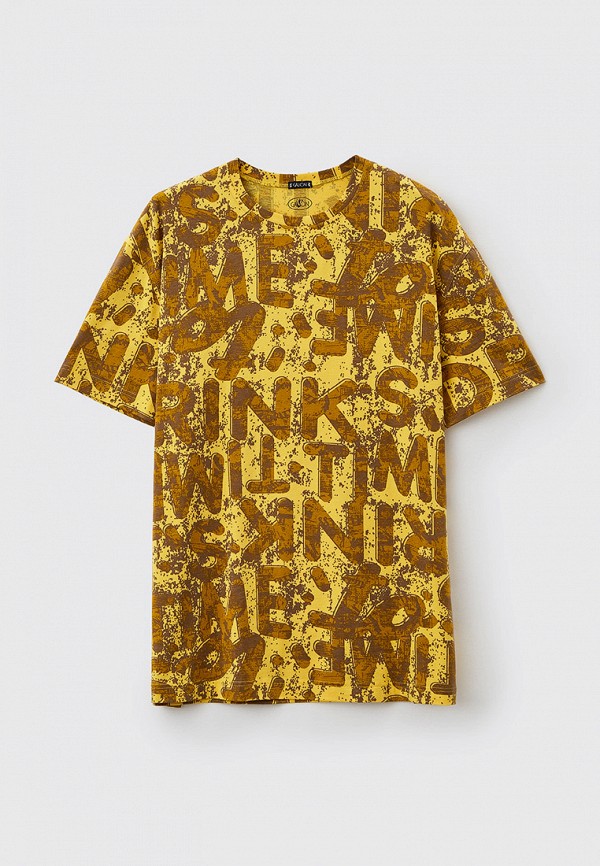 мужская футболка с коротким рукавом galion, желтая
