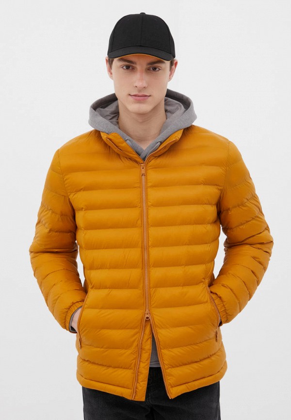 мужская утепленные куртка finn flare, коричневая