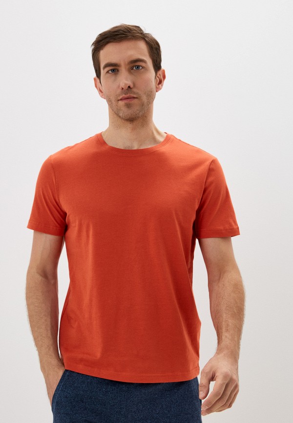 мужская футболка с коротким рукавом o’stin, оранжевая