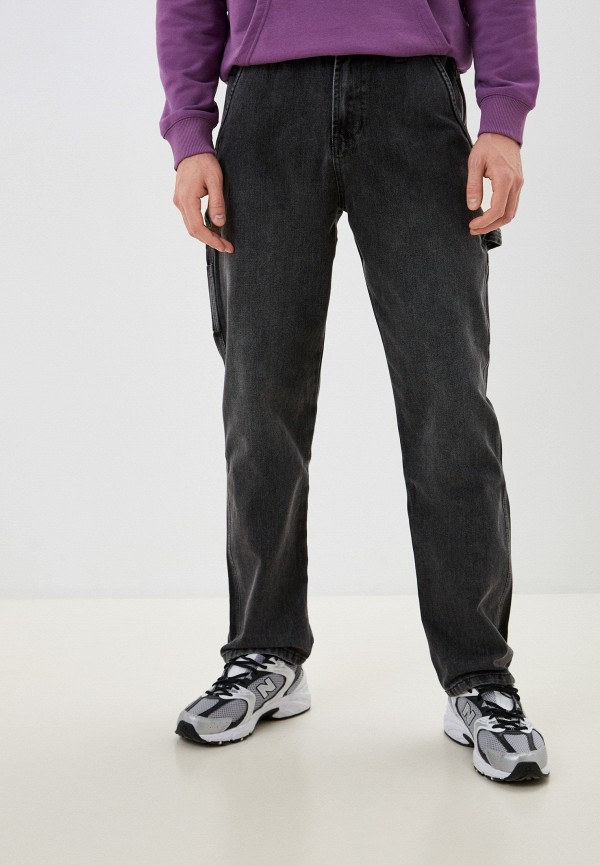 мужские прямые джинсы mossmore, серые